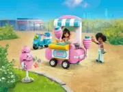 Lego 42643 Cotton Candy Stand and Scooter (Прилавок со сладкой ватой и скутер)
