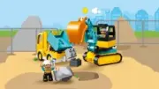Lego 10931 Truck & Tracked Excavator (Грузовик и гусеничный экскаватор)