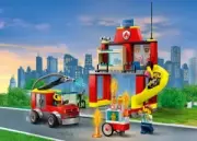 Lego 60375 Fire Station and Fire Truck (Пожарная часть и пожарная машина)