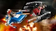 Lego 75196 A-Wing vs. TIE Silencer Microfighters (Истребитель типа A против бесшумного истребителя СИД)