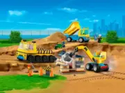 Lego 60391 Construction Trucks and Wrecking Ball Crane (Строительные машины и кран с шаром для сноса)